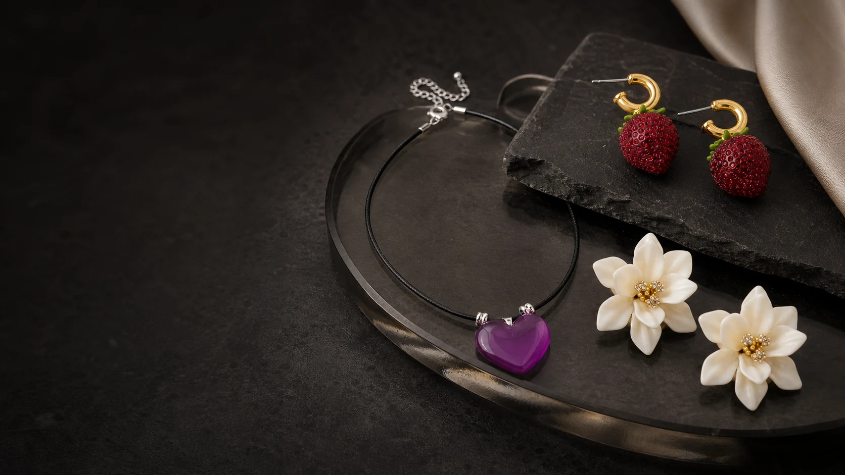 Haishaer resin jewelry collection for OEM and ODM development