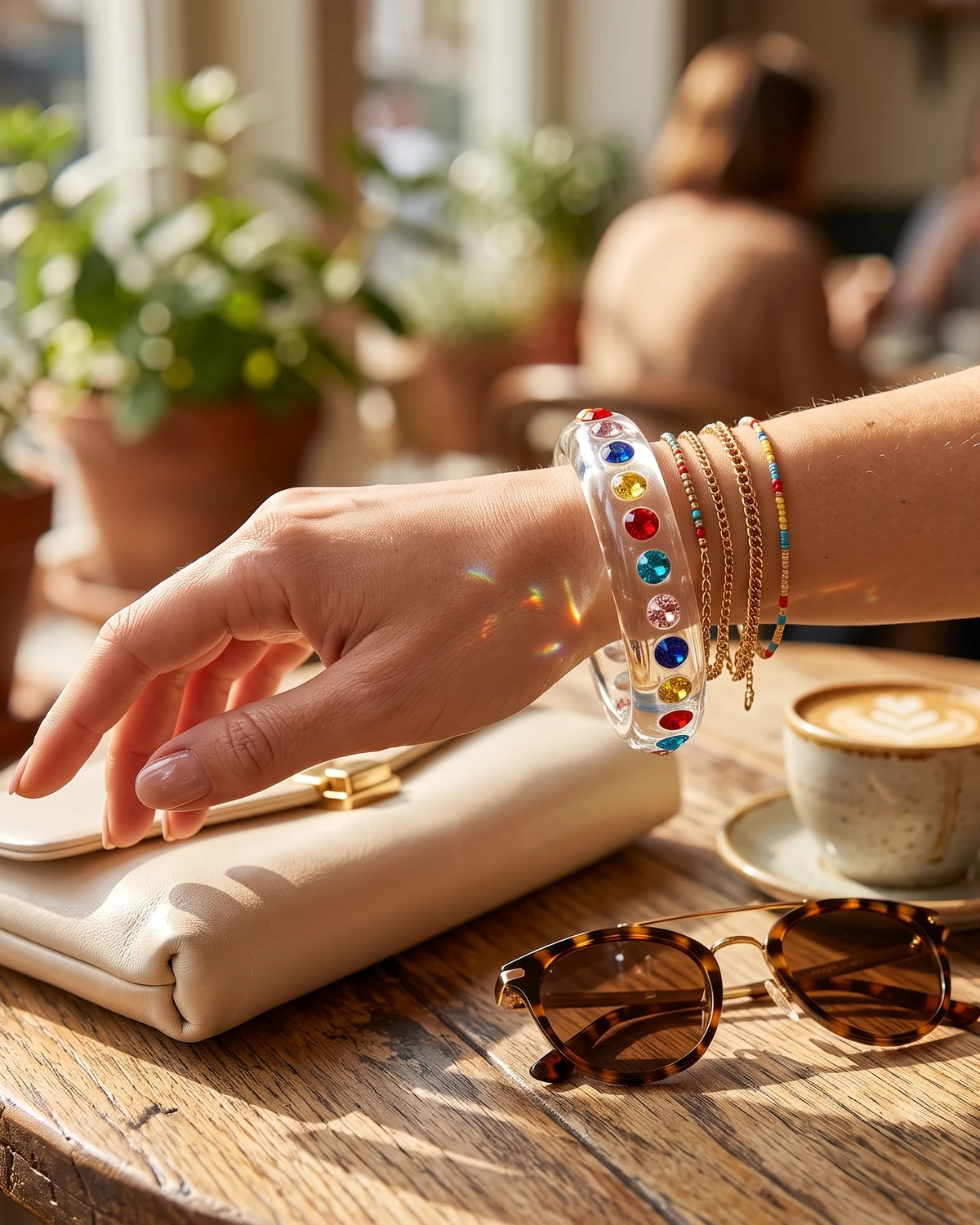 Bangles resin jewelry collection