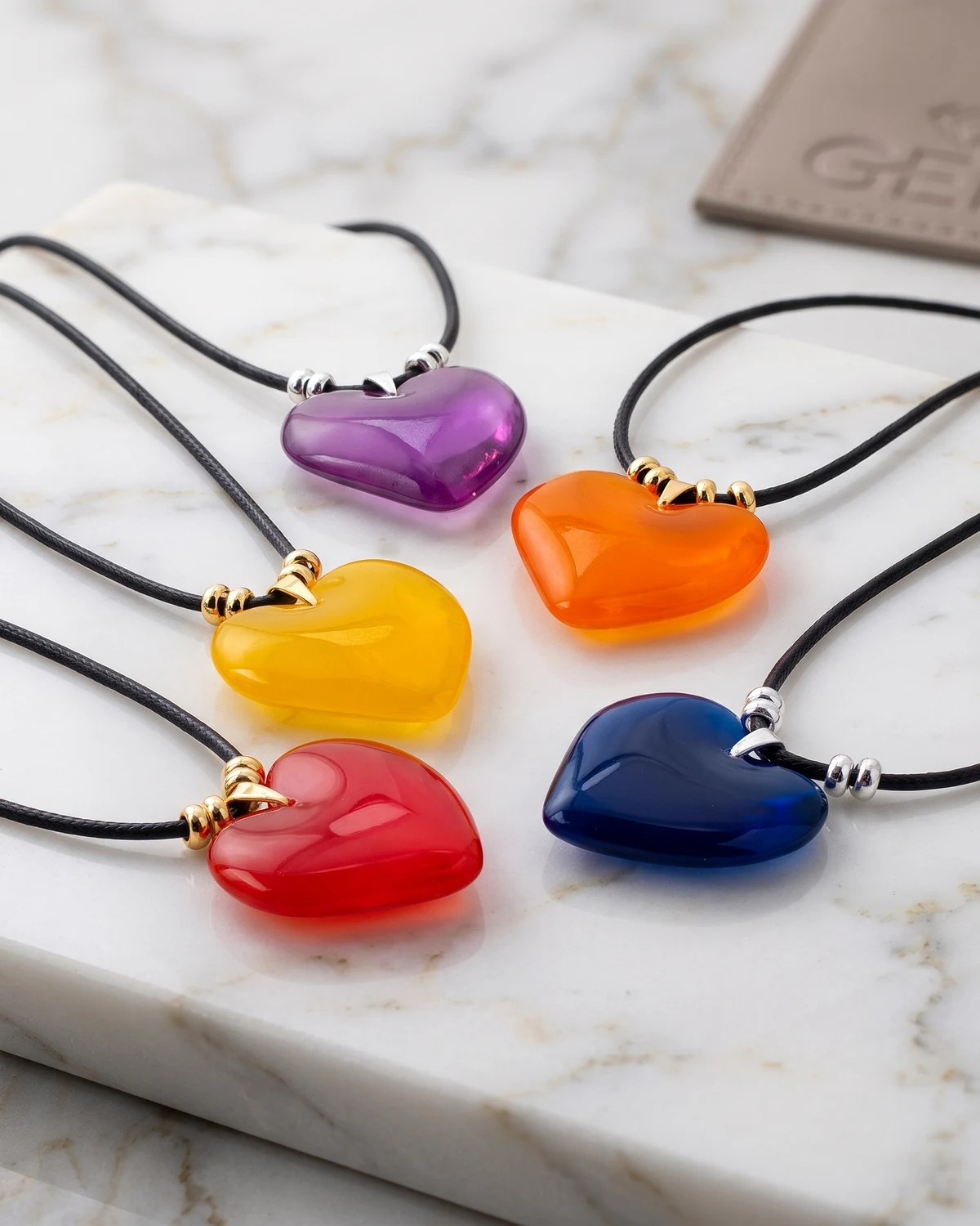 Necklaces resin jewelry collection