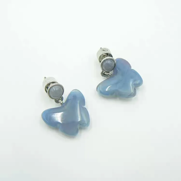 butterfly resin earrings sample view