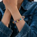 Crystal-Set Clear Resin Bangle product detail thumbnail