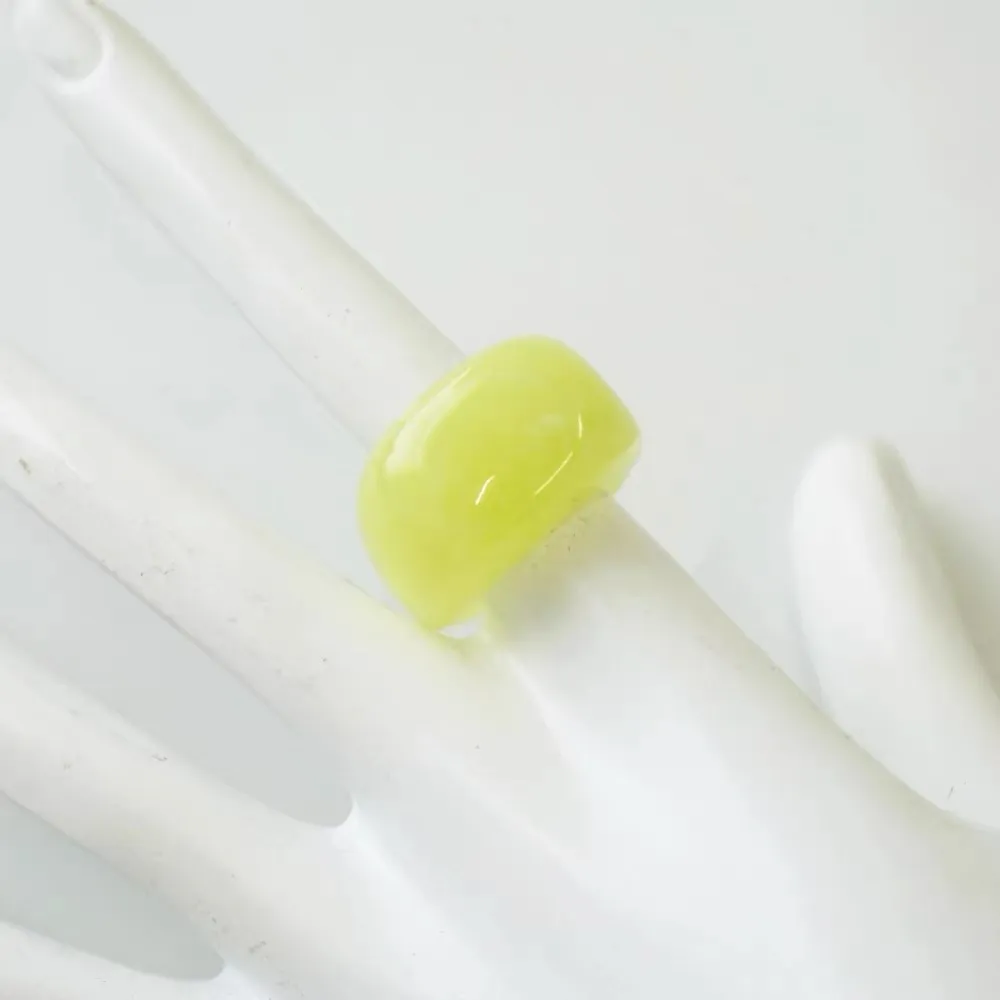 Translucent Candy Color Chunky Resin Ring, Irregular Wide Band Statement Ring wholesale resin jewelry